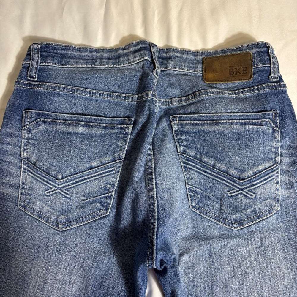 BKE Alec Skinny Jeans Mens 32x31 Medium Wash Denim Pants - Picture 4 of 6